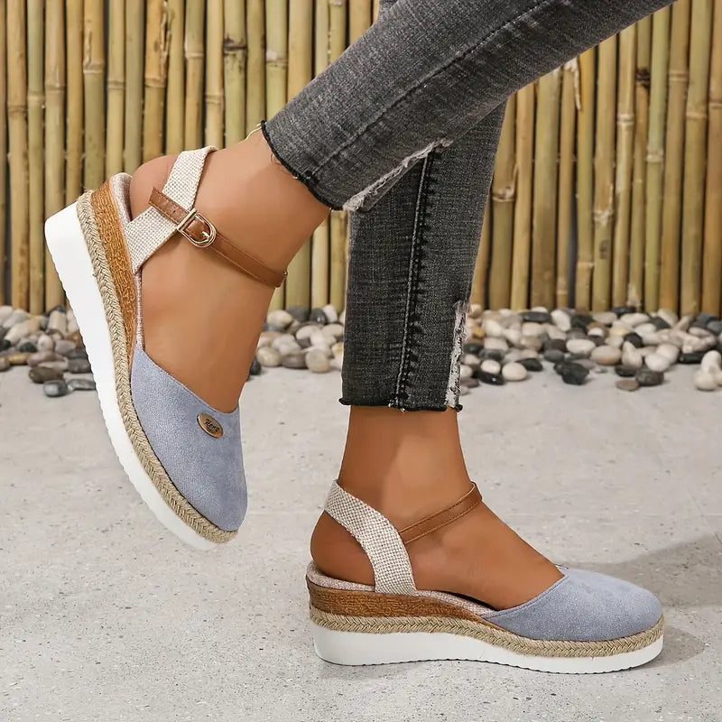 Alfonsa | Sandali Ortopedici con Plateau, Ventilati e Relax