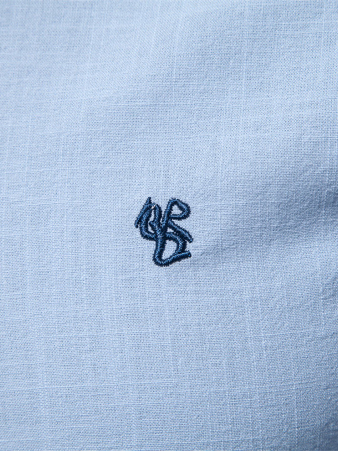 Ivano™ | Camicia A Maniche Lunghe Effetto Lino Con Colletto Alla Coreana