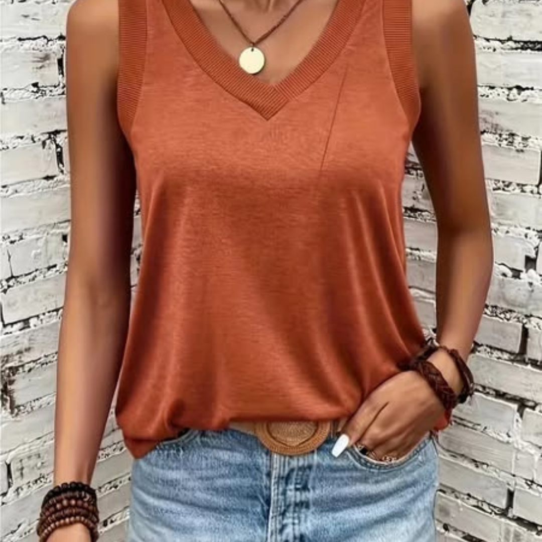 Assila™ | Top con Scollo a V