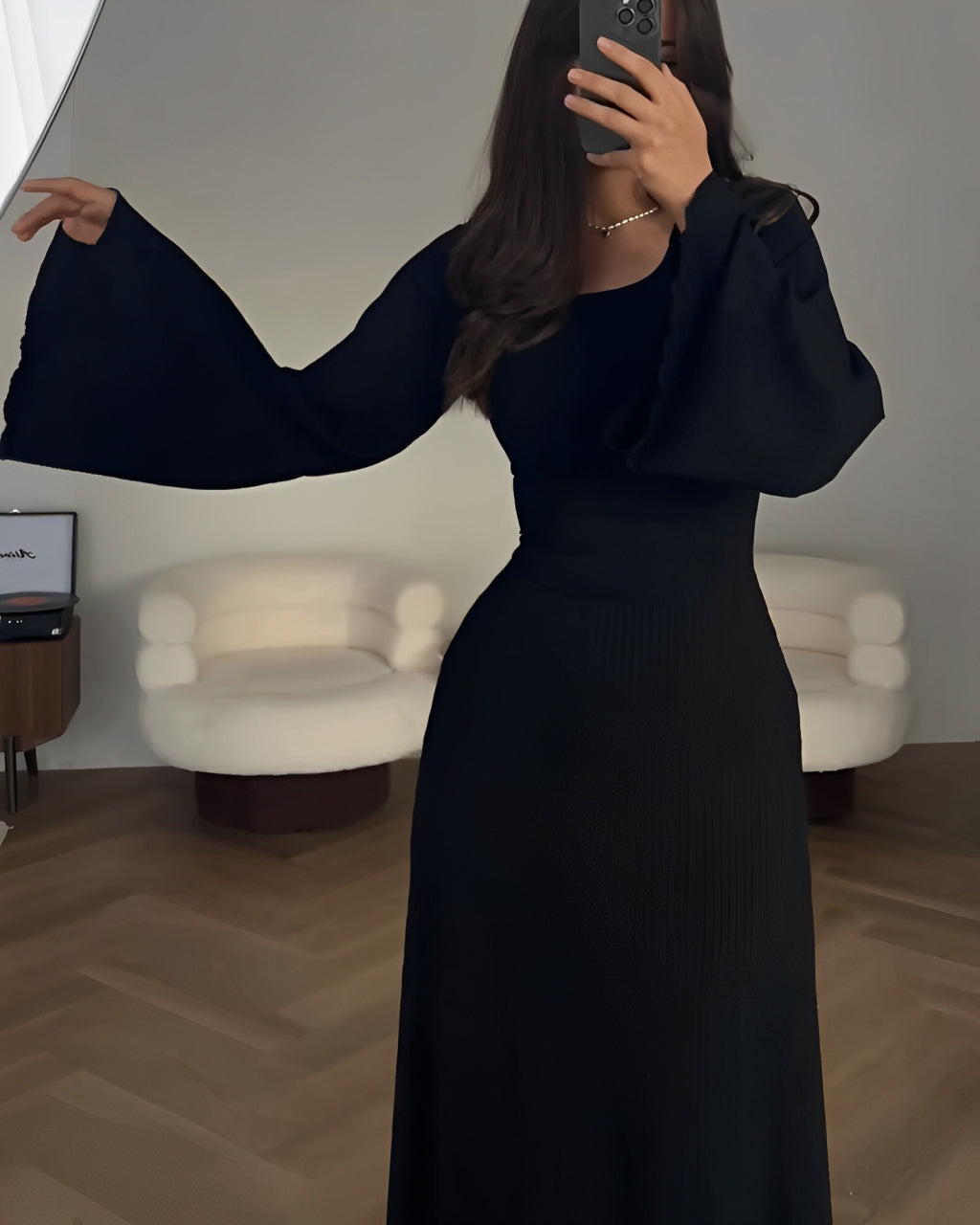 Abito Maxi in Maglia Elegante