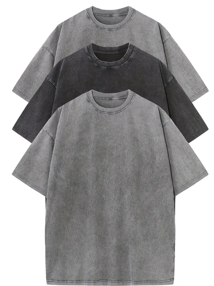 Aldo™ | Set di T-Shirt Oversize in Cotone Casual 3 Pezzi
