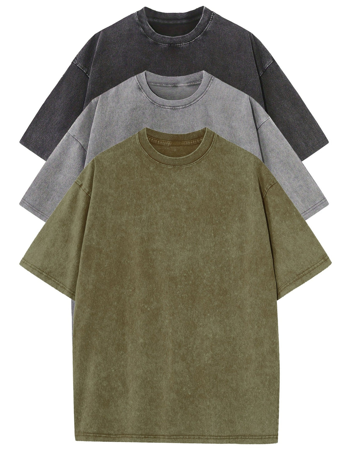 Aldo™ | Set di T-Shirt Oversize in Cotone Casual 3 Pezzi