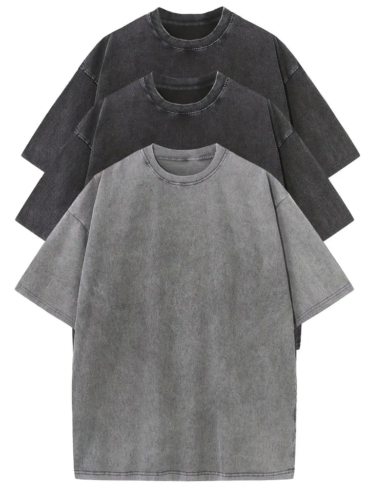 Aldo™ | Set di T-Shirt Oversize in Cotone Casual 3 Pezzi