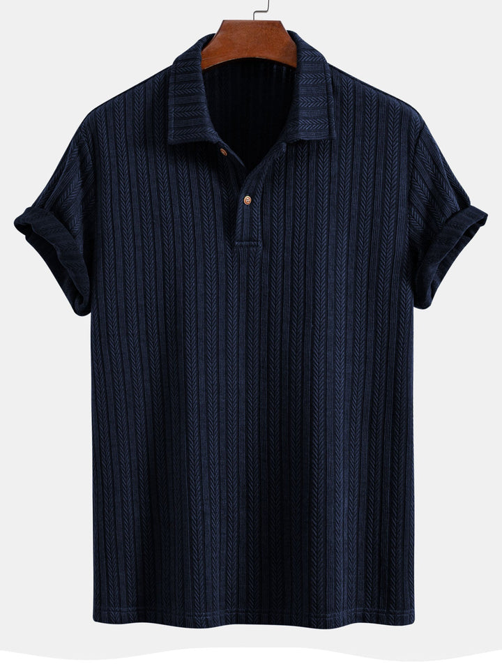 Polo Jacquard Spiga di Grano