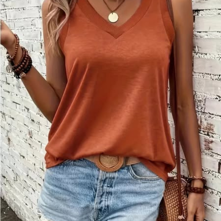 Assila™ | Top con Scollo a V