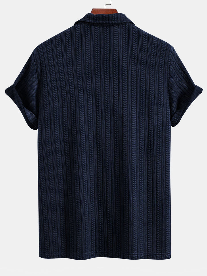 Polo Jacquard Spiga di Grano