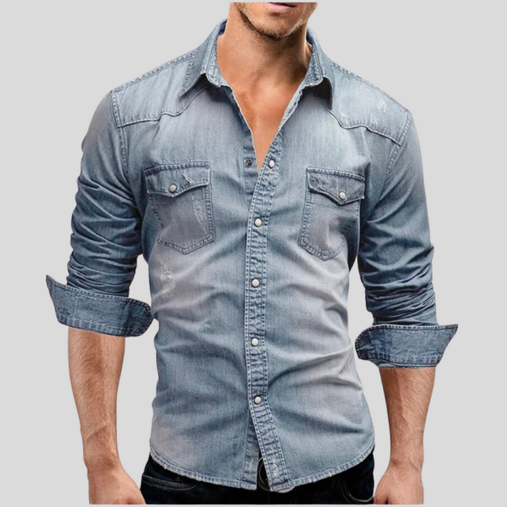 Lex™ | Camicia in Denim Moderna