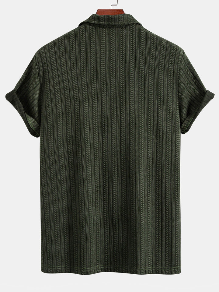 Polo Jacquard Spiga di Grano