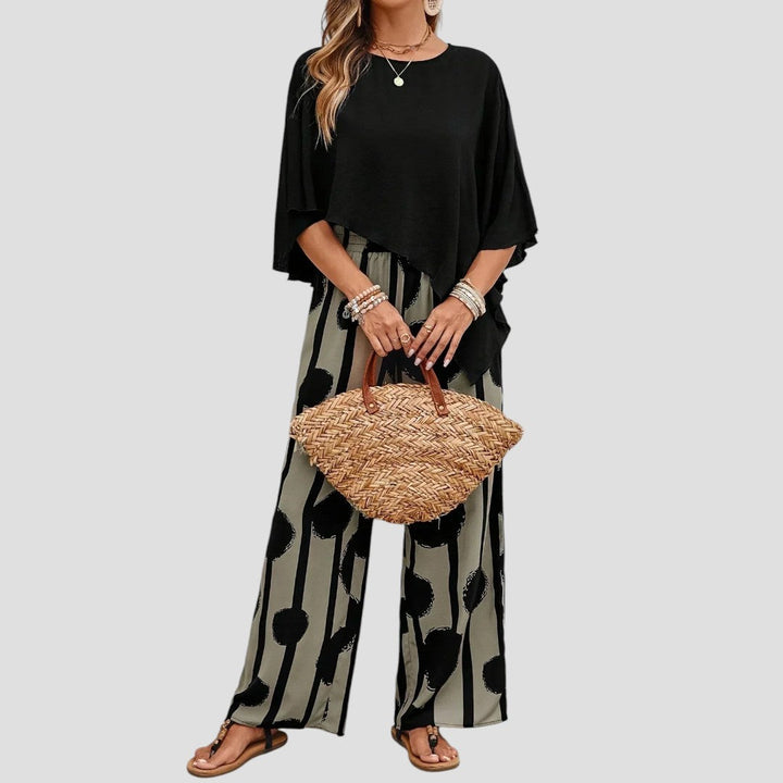 Paolina™ | Set Due Pezzi Elegante con Stampe