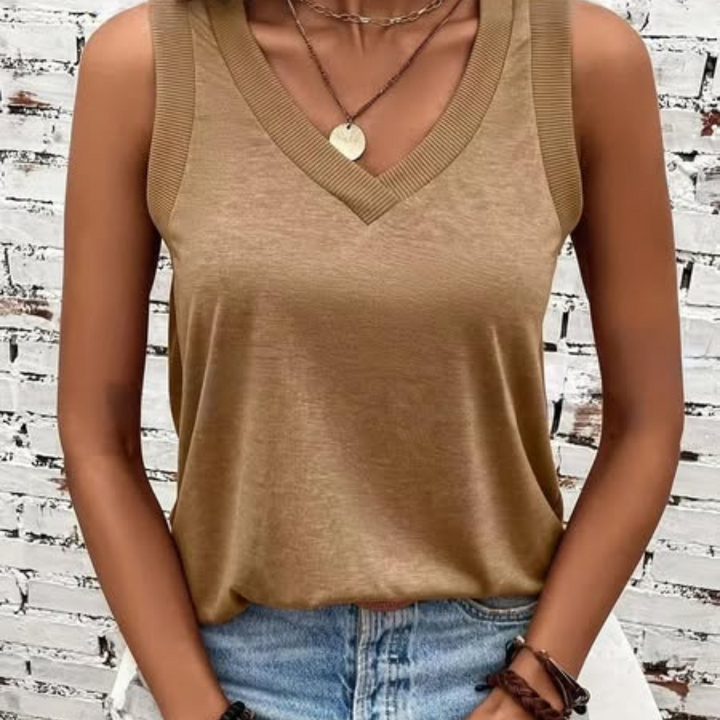 Assila™ | Top con Scollo a V