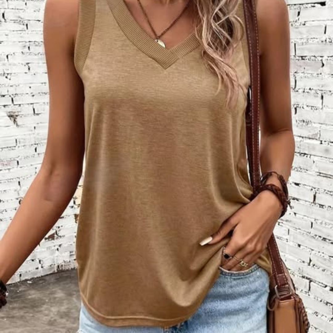 Assila™ | Top con Scollo a V