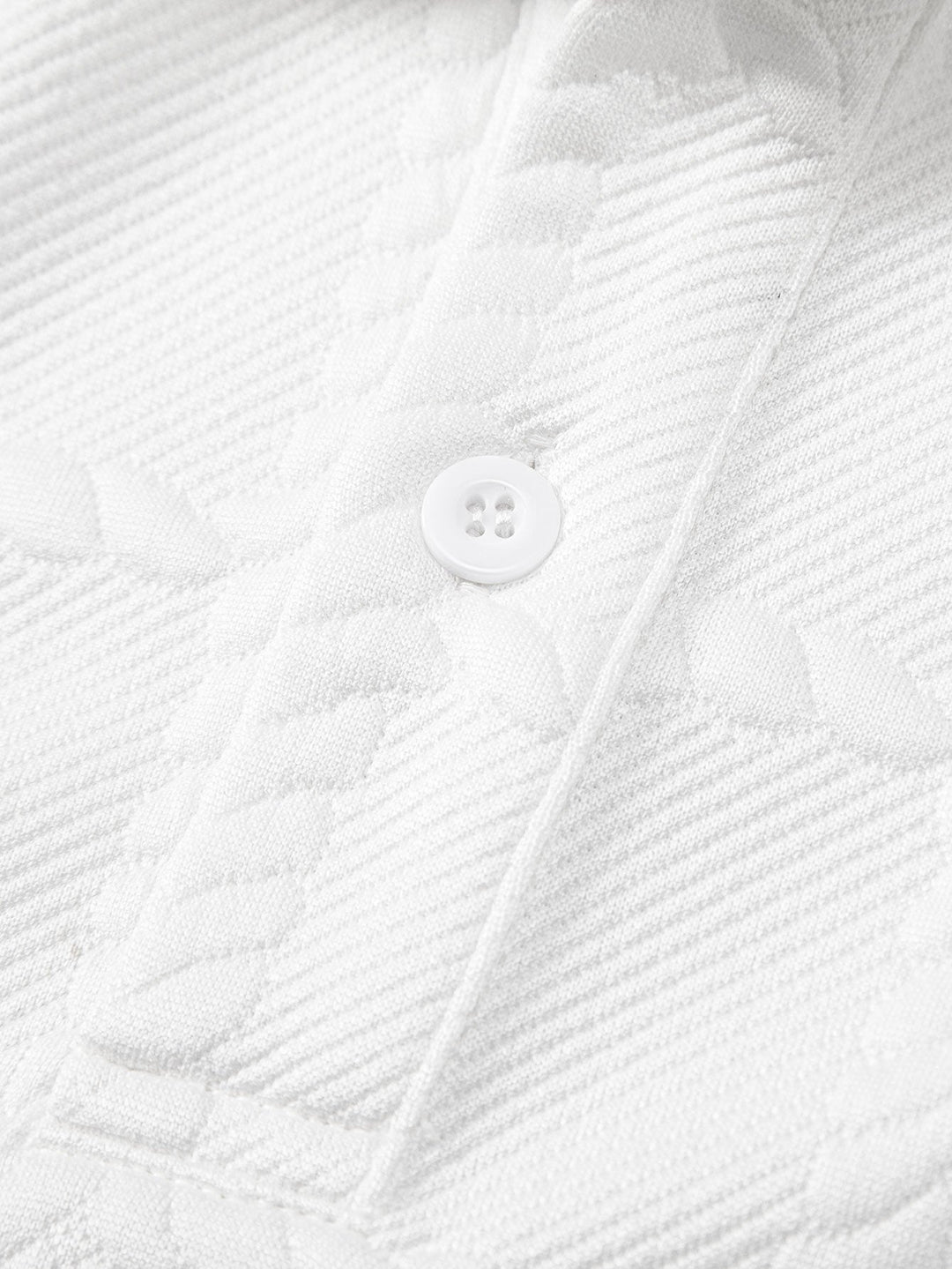 Polo a Righe Jacquard