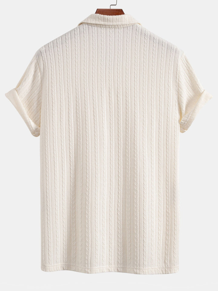 Polo Jacquard Spiga di Grano