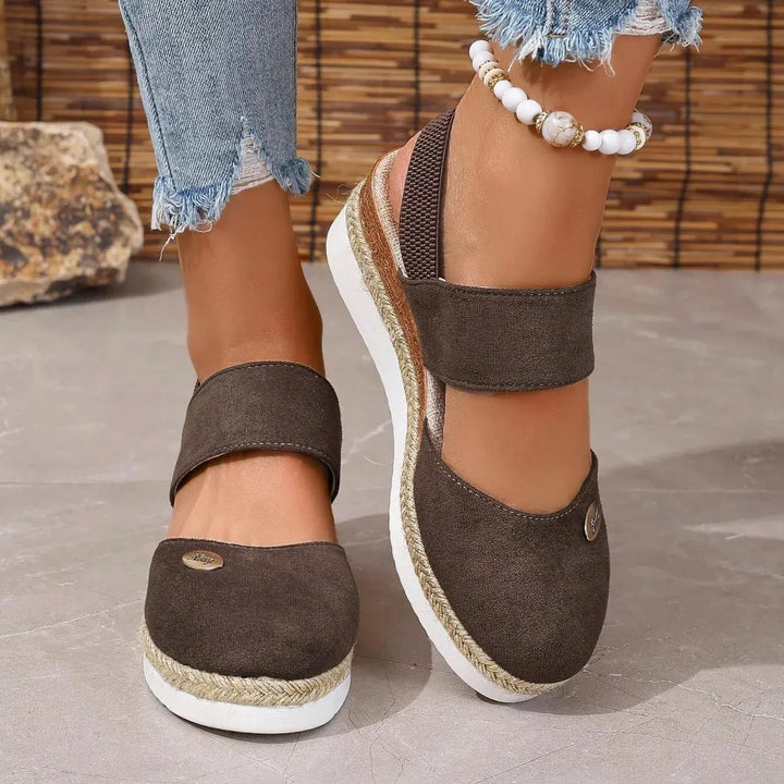 Antonia | Sandali Ortopedici con Plateau, Traspiranti e Rilassati