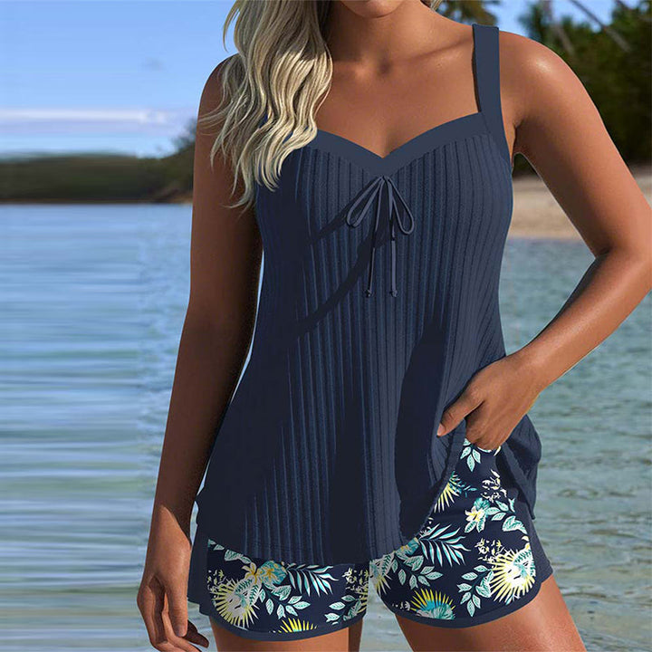 Clara™ | Completo Tankini a Fantasia Floreale