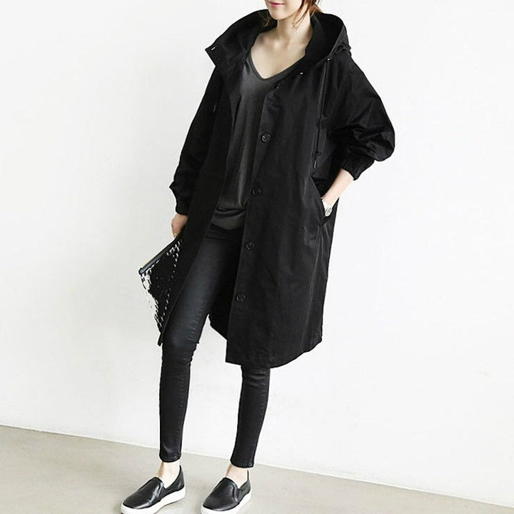 Elena - Cappotto Trench con Cappuccio