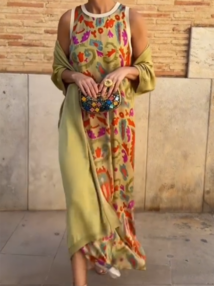 Artemisa™ | Completo con Abito Fluttuante Artistico