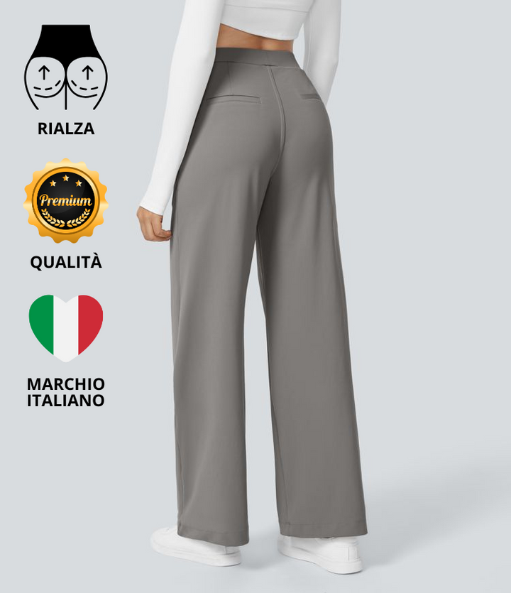 ColaTek Air™ | Pantaloni a Vita Alta con Tasche Laterali con Zip