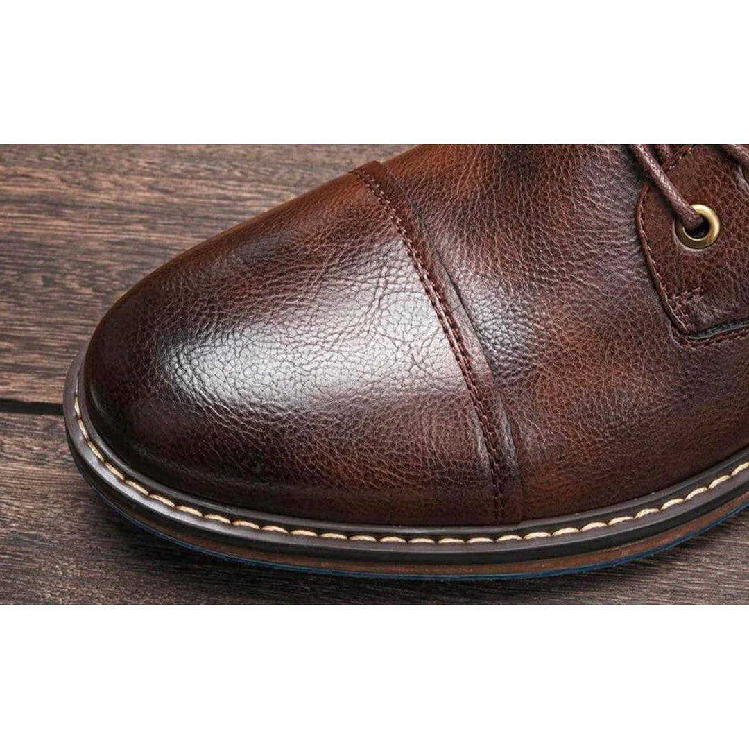 Aaron™ | Stivali Oxford Premium in Pelle Artigianal