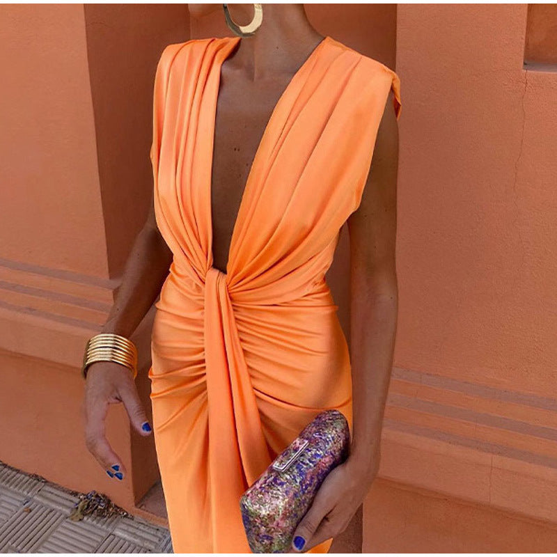 Isabella | Abito da festa con profonda scollatura