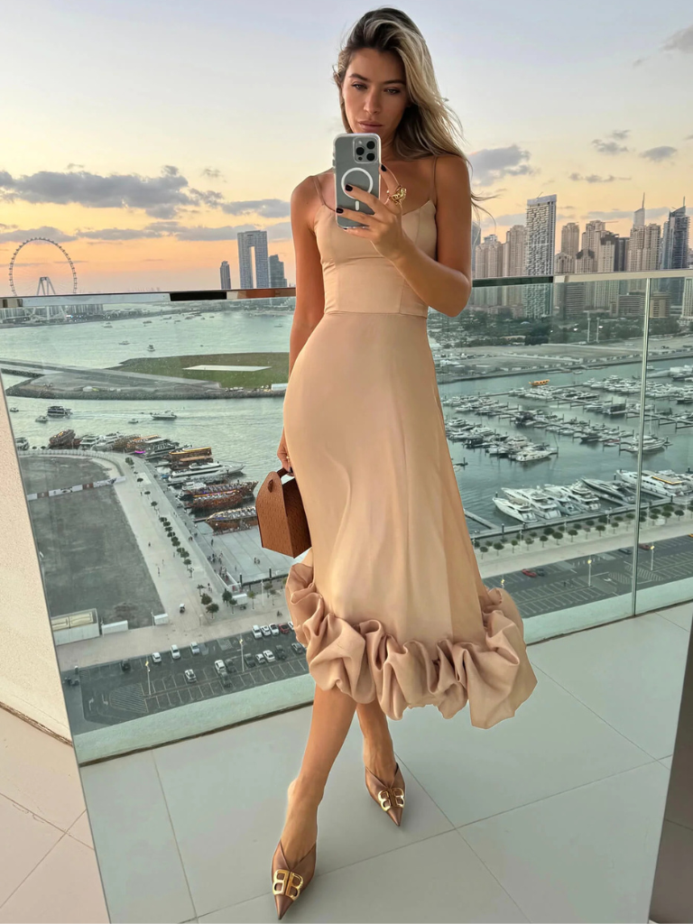 Vivienne™ | Abito con Volant