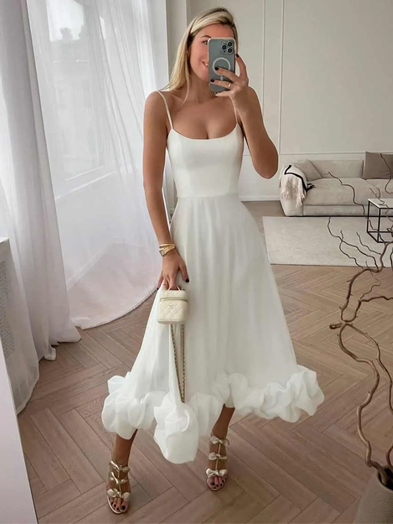 Vivienne™ | Abito con Volant