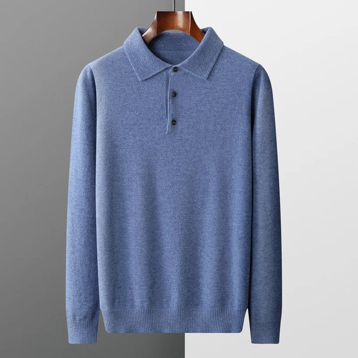 Pratt™ - Maglione Business a Maniche Lunghe in Merino