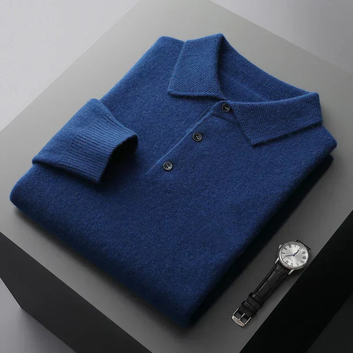 Pratt™ - Maglione Business a Maniche Lunghe in Merino