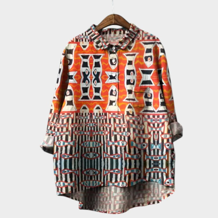 VIOLETTA™  | Blusa Floreale Oversize