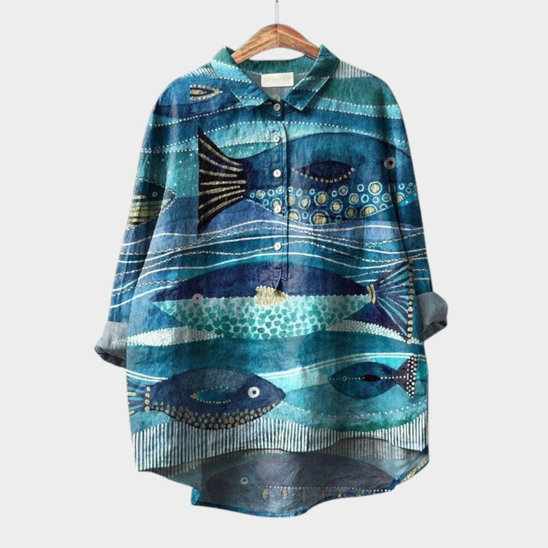 VIOLETTA™  | Blusa Floreale Oversize