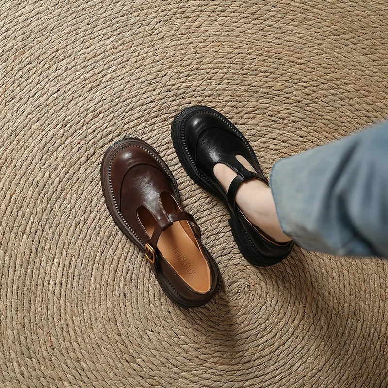 Mary Janes™ | Elegante Scarpa In Pelle
