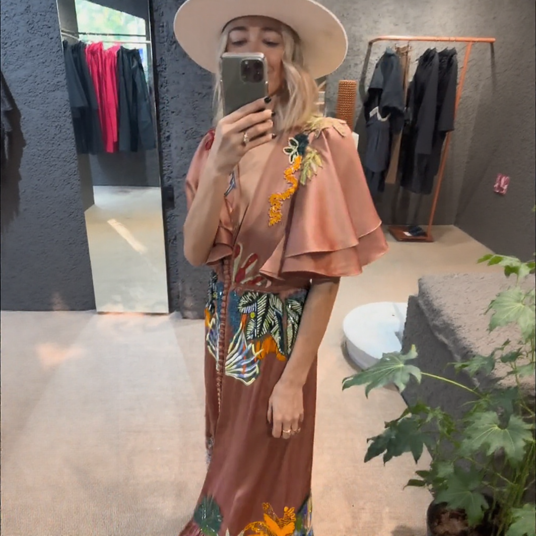 Zoe™ | Abito Maxi Boho Ricamato