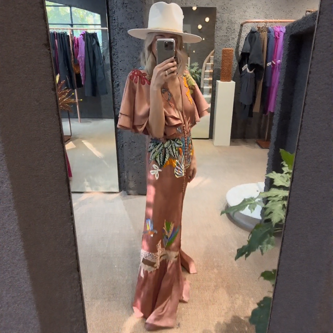 Zoe™ | Abito Maxi Boho Ricamato