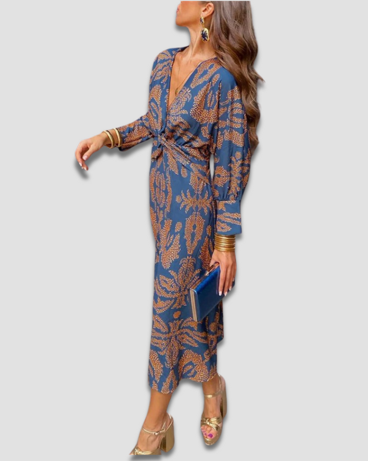 Valene™ | Elegante Abito con Scollo a V