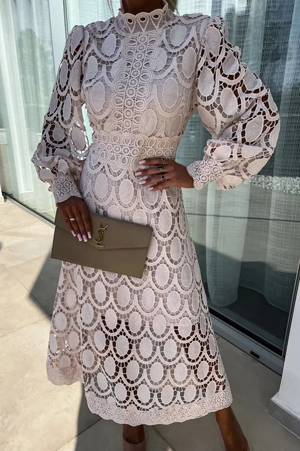 Ludovica™ | Abito Maxi in Pizzo