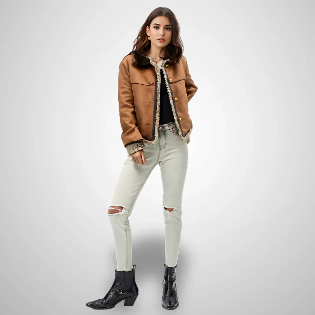 Rosalie™ - Giacca in Pelle di Pecora