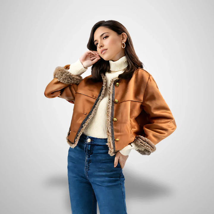 Rosalie™ - Giacca in Pelle di Pecora