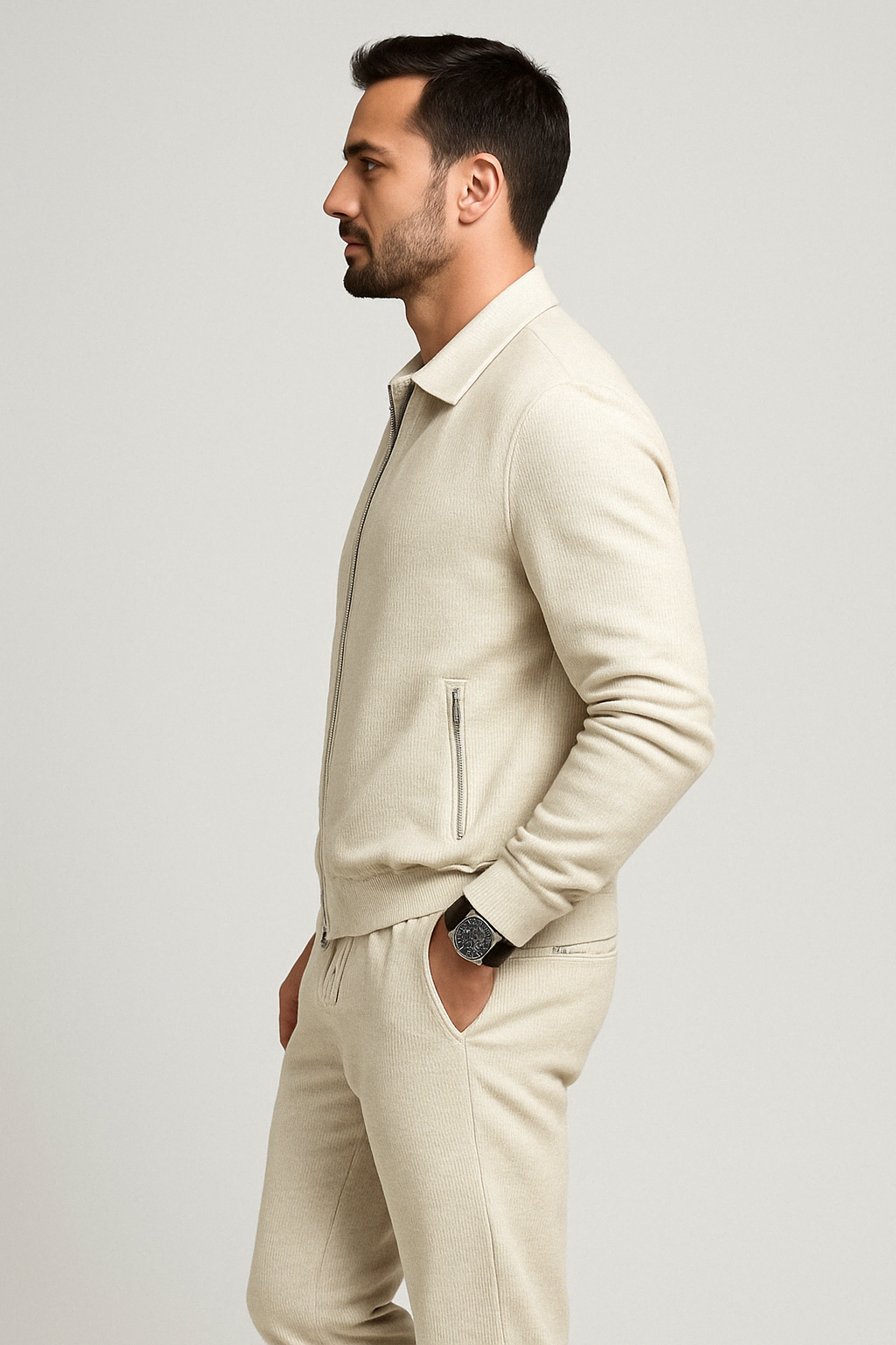 DARIO | COMPLETO UOMO CON ZIP VEST