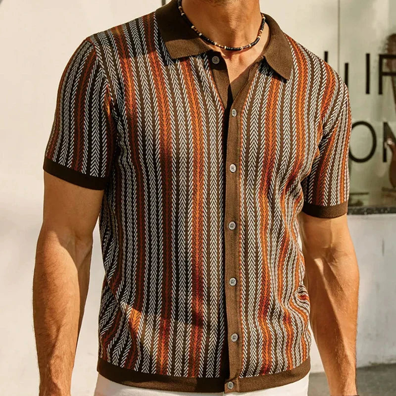 Solano™ | Polo Slim-Fit a Spina di Pesce