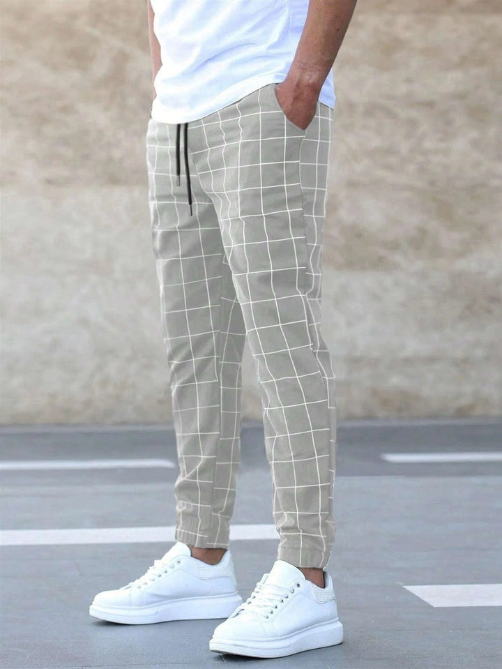 Colombo™ | Pantaloni Jogger a Quadri da Uomo