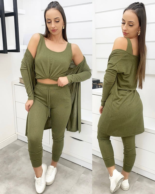 Maja™ | Elegante set tricolore per donna