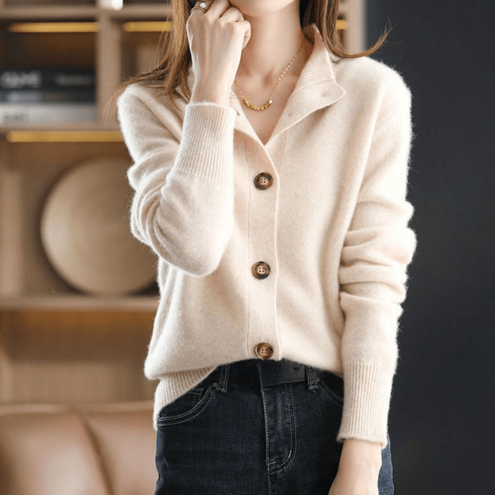 Anny - Cardigan di Maglia Lussuoso