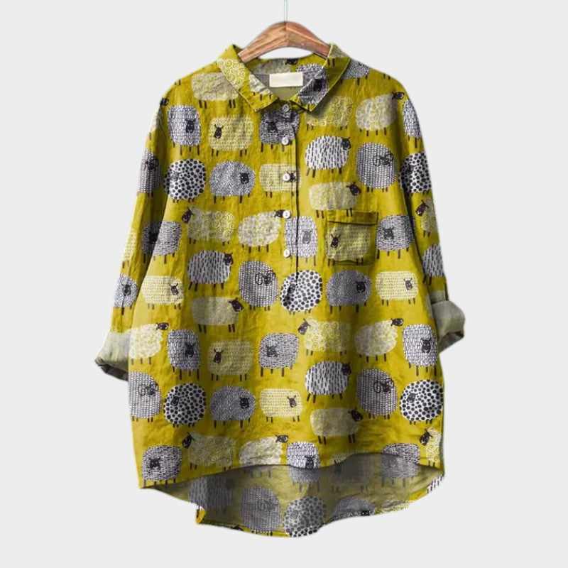 VIOLETTA™  | Blusa Floreale Oversize