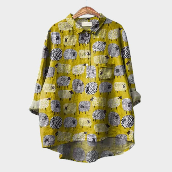 VIOLETTA™  | Blusa Floreale Oversize