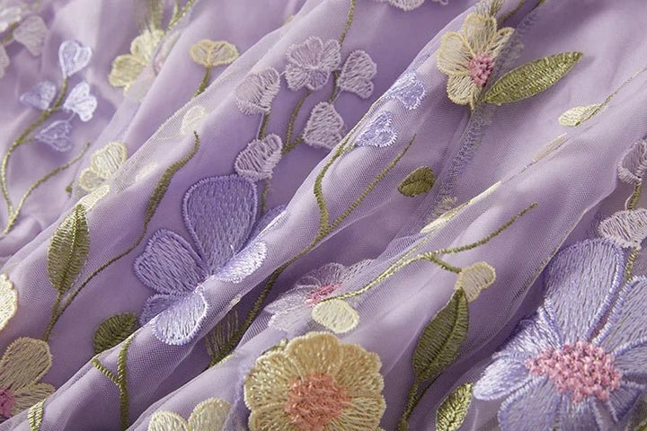 Sophia™ | Elegante Vestito Midi con Motivo Floreale