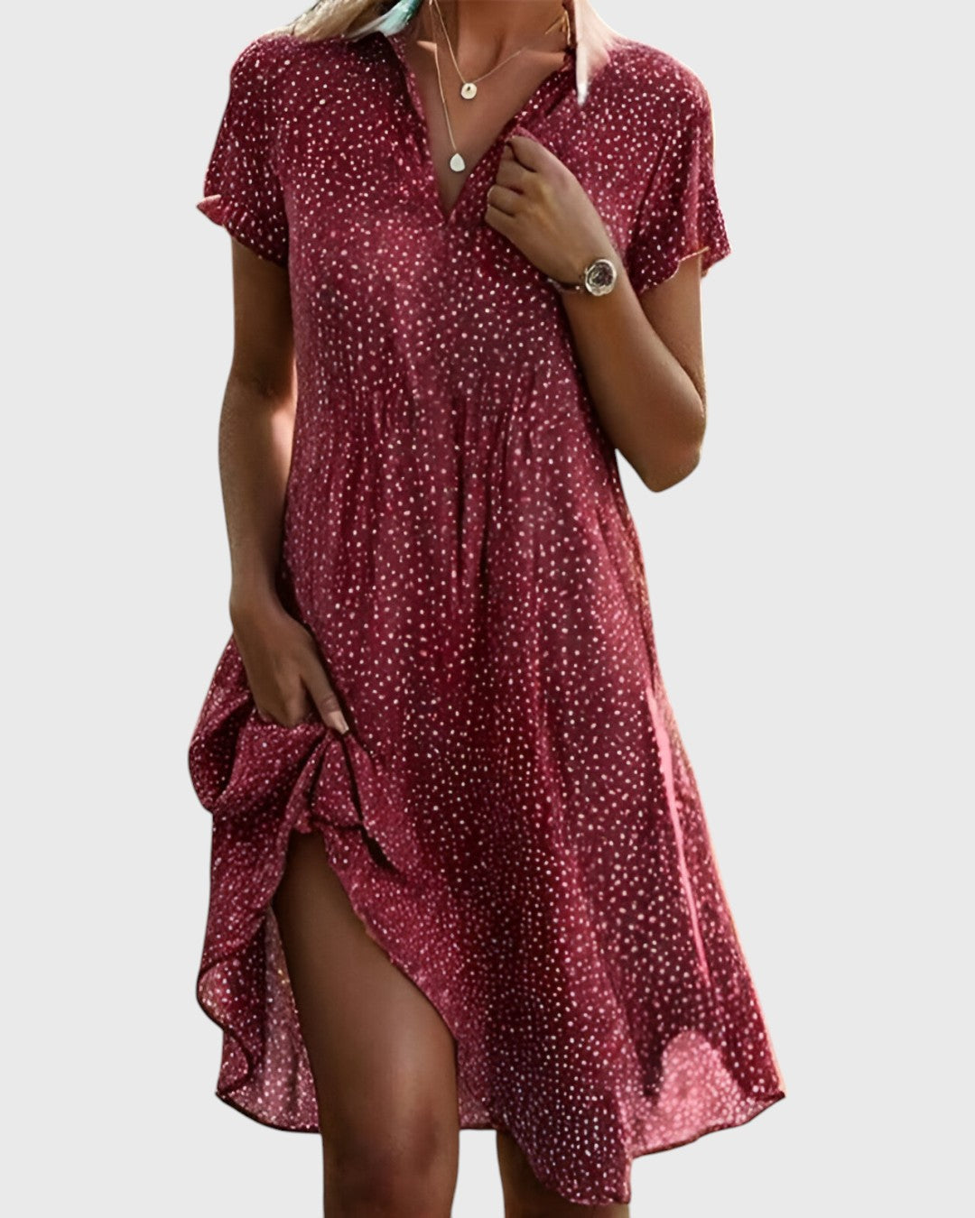 VITTORIA™  | Abito Midi Elegante e Leggero per uno Stile Libero e Sicuro