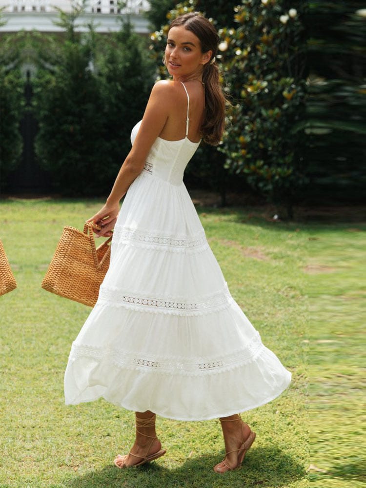 Sophie™ | Abito da Spiaggia Maxi Bianco