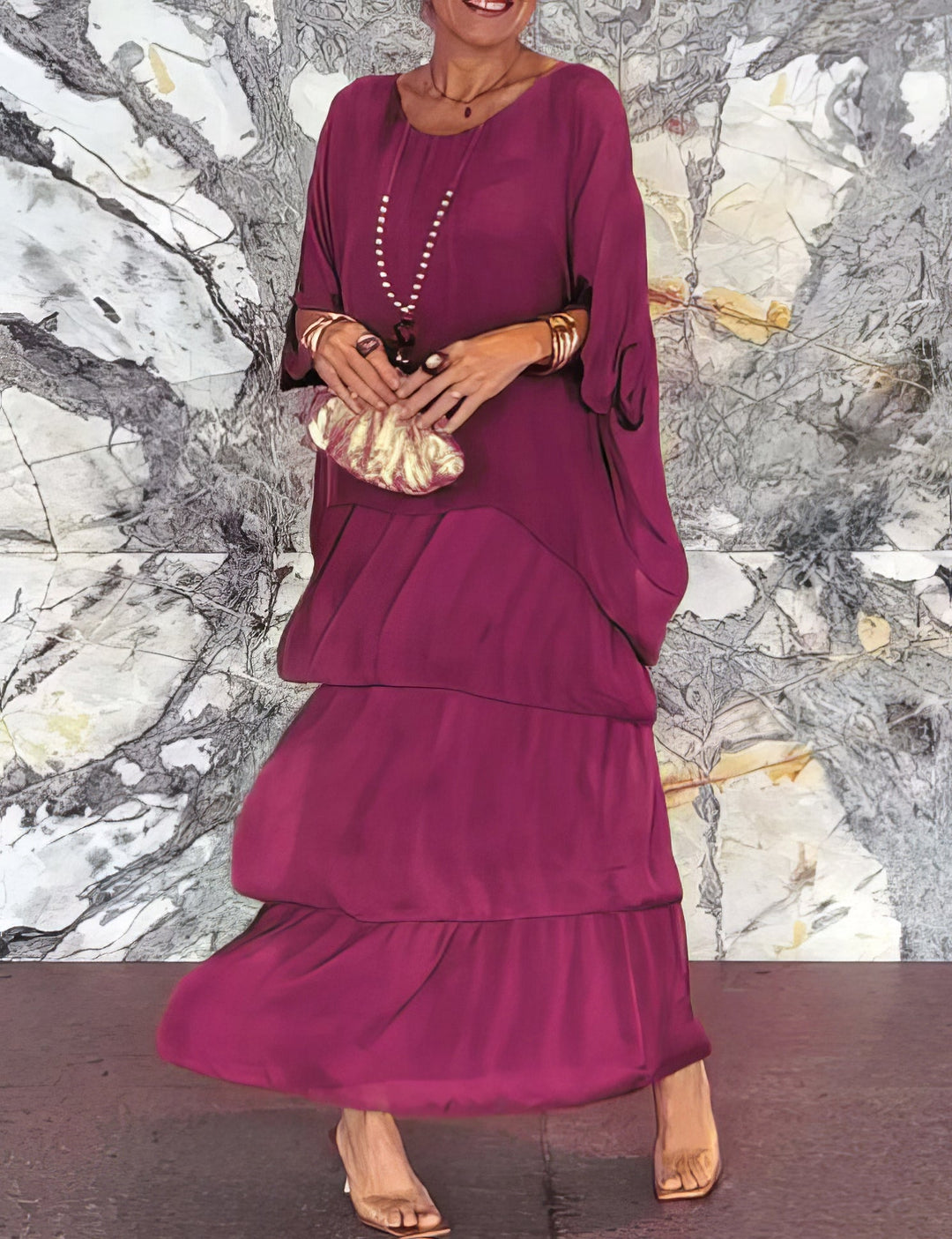 Abito artistico a taglio ampio