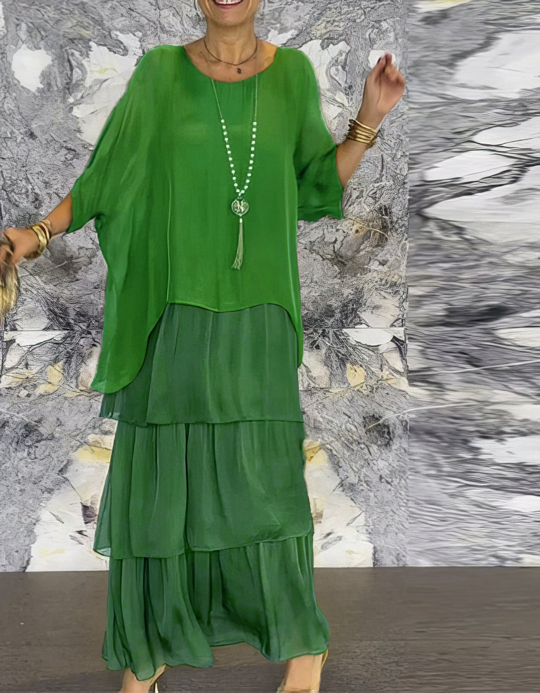 Abito artistico a taglio ampio