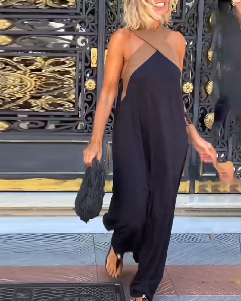 SIENNA™ | Abito Chic con Schiena Scoperta e Collo Incrociato